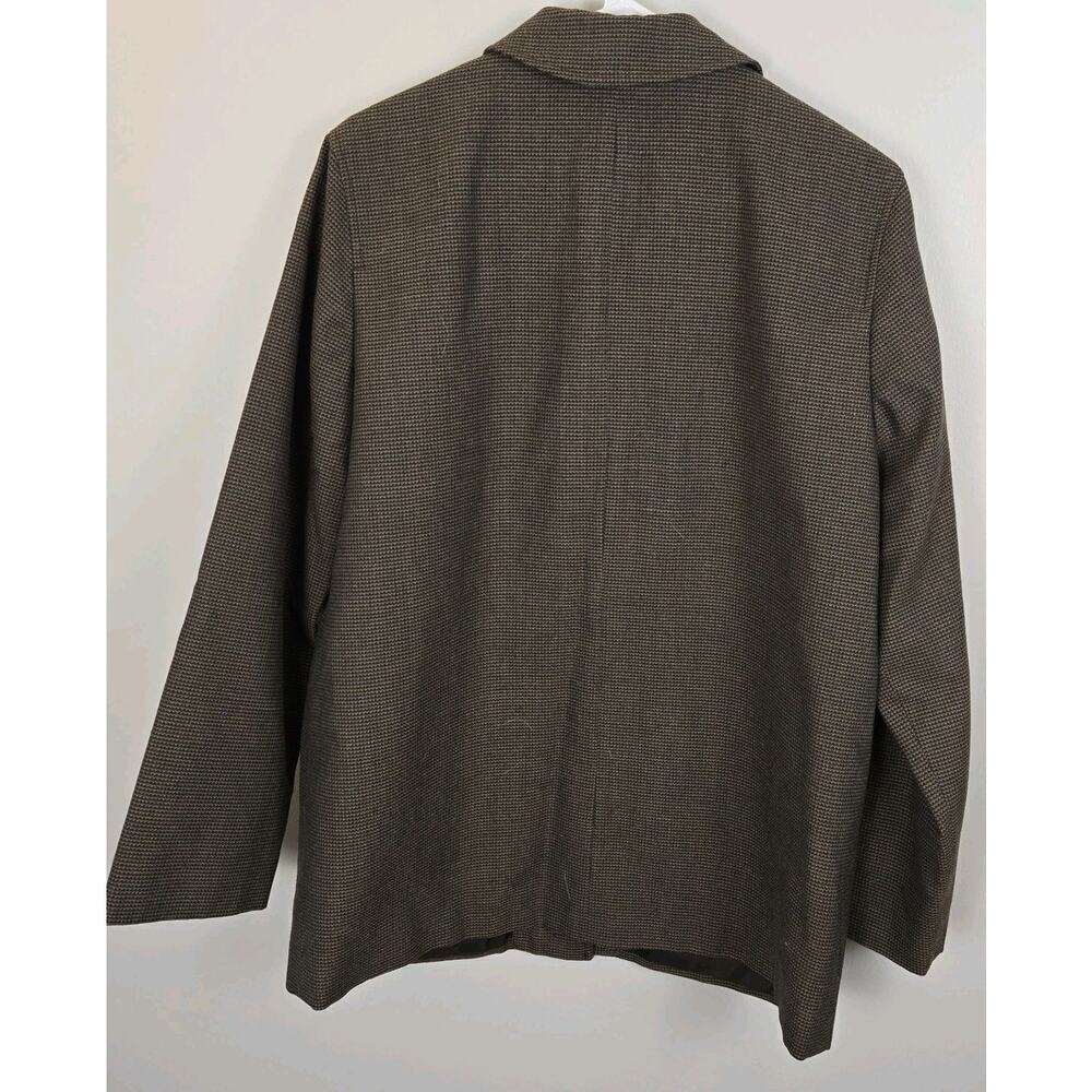 Vintage Harve Bernard Button Up Barn Style Jacket Brown Size 10 1960s 100% Wool - Picture 4 of 5